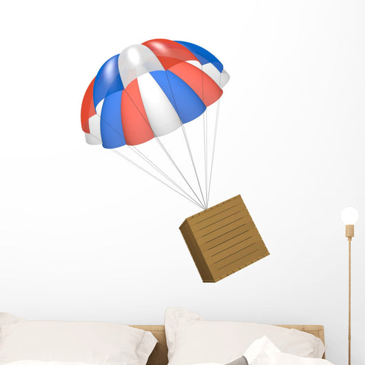 parachute france Wall Decal