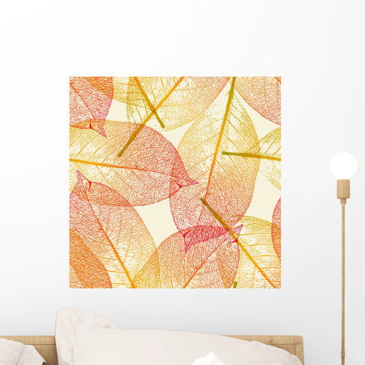 Seamlessly Tiling Autumn Leaves