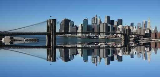 Manhattan and Reflection Wall Decal