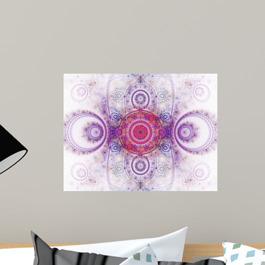 the abstract color fractal image. texture. background. Wall Mural