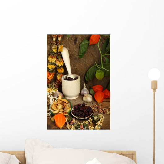 Still-life with Mortar Dried Wall Mural