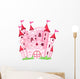 Pink Magic Castle Wall Decal