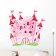 Pink Magic Castle Wall Decal
