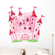 Pink Magic Castle Wall Decal