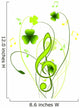 Music and plants Wall Decal