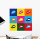 pop art lips Wall Mural
