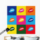 pop art lips Wall Mural