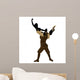 Ballet Couple Illustration Silhouette Wall Mural
