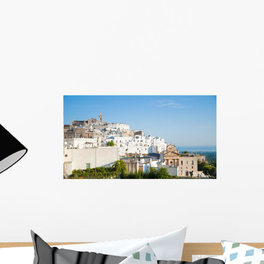 panorama of Ostuni Wall Mural