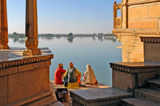 India Rajasthan Jaisalmer Lake Wall Decal