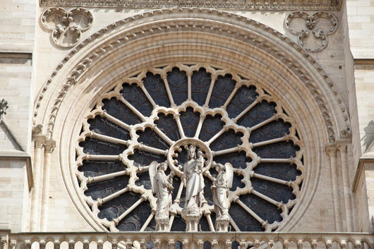 Notre Dame of Paris Virgin and Kid Wall Mural