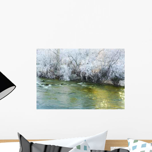 Golden Frozen Wall Decal