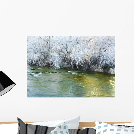 Golden Frozen Wall Decal