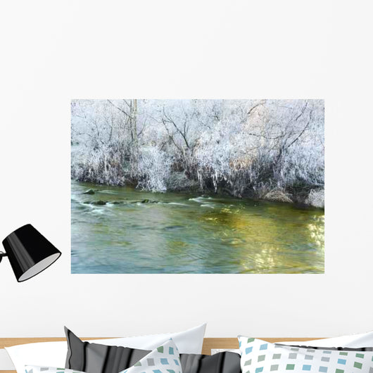 Golden Frozen Wall Decal