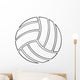 Volleyball Vinyl Ready Vector