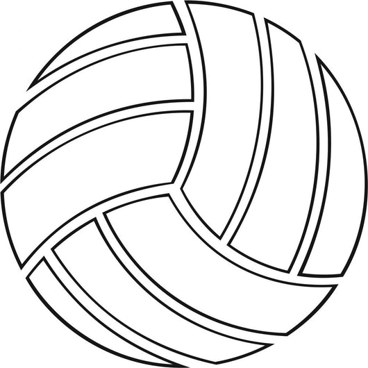Volleyball Vinyl Ready Vector