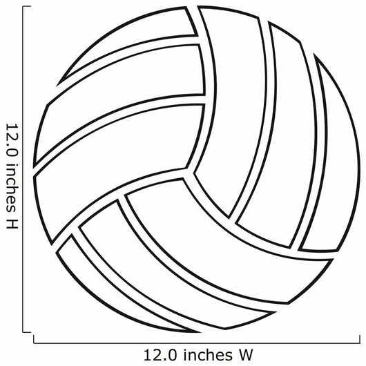 Volleyball Vinyl Ready Vector