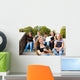 Teenagers with books Wall Mural