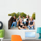 Teenagers with books Wall Mural