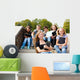 Teenagers with books Wall Mural