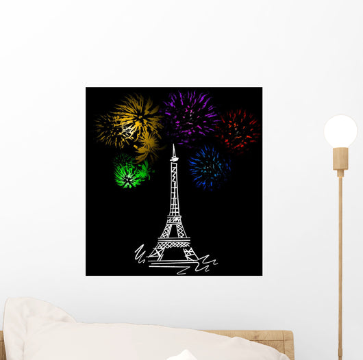 Eiffel tower Wall Mural