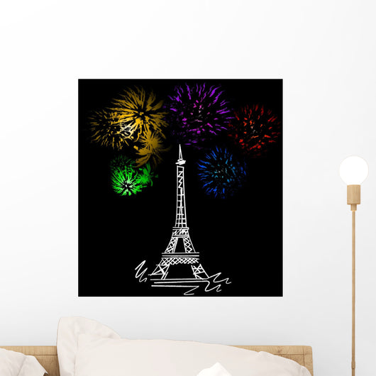 Eiffel tower Wall Mural