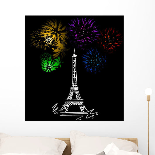 Eiffel tower Wall Mural