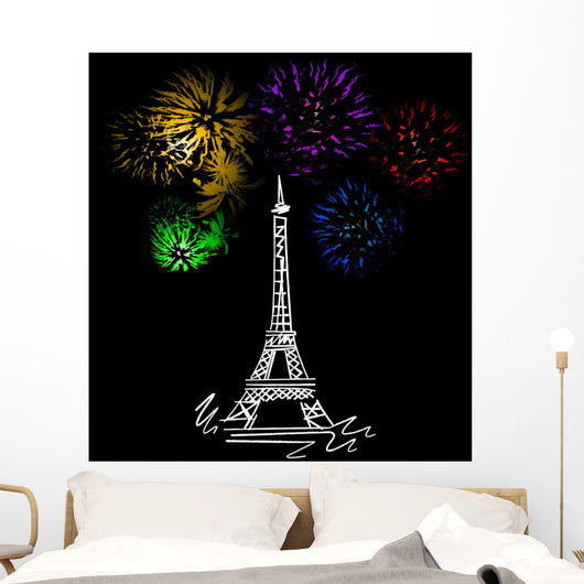 Eiffel tower Wall Mural