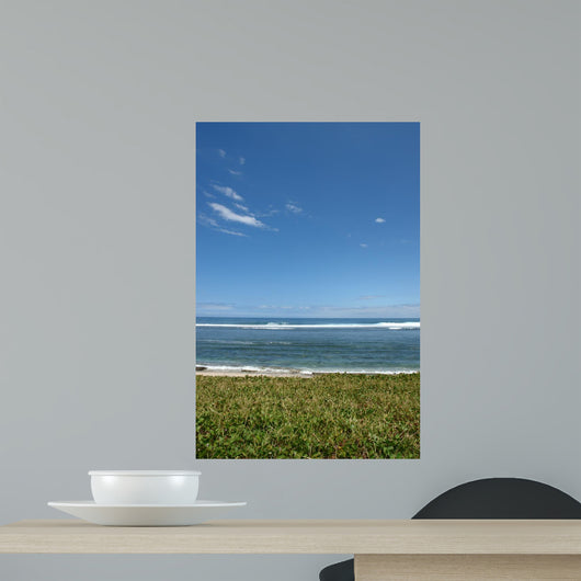 Beach and Tropical Lagoon Wall Mural