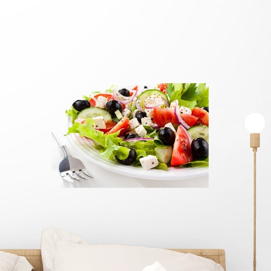 Vegetable salad with cheese Wall Mural