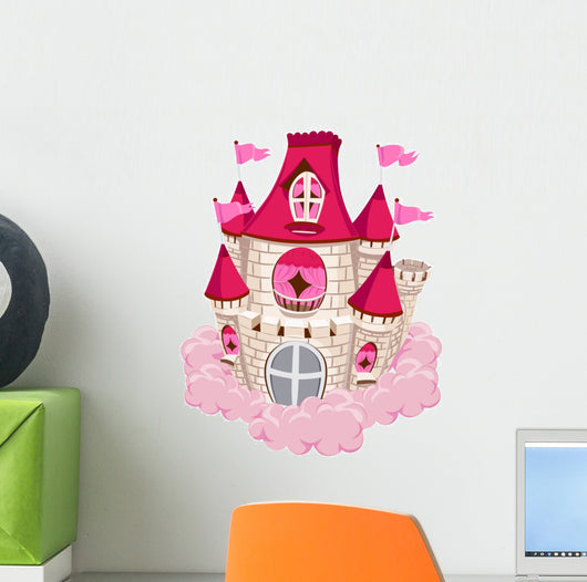 Pink Castle Wall Decal