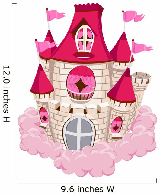 Pink Castle Wall Decal