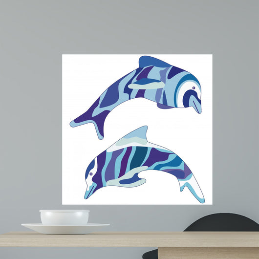 Dolphins Jumping