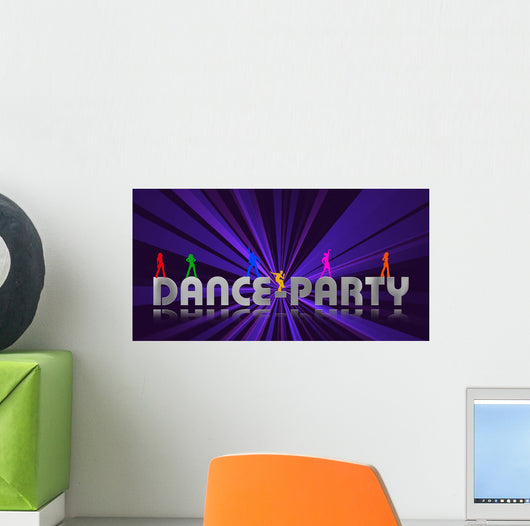 Dance Party 1 Wall Mural