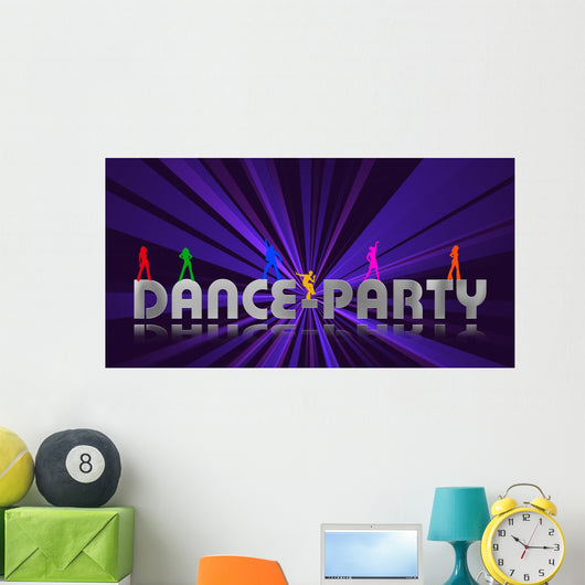 Dance Party 1 Wall Mural