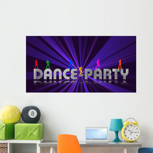 Dance Party 1 Wall Mural