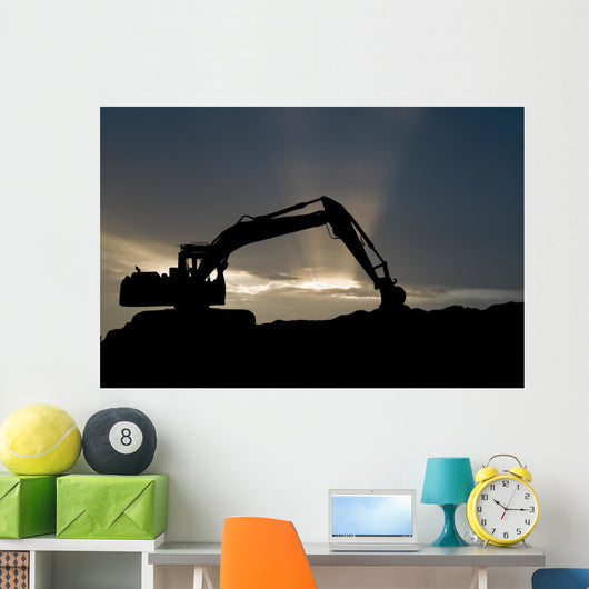 Loader Excavator Silhouette