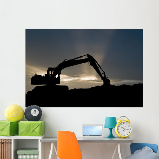 Loader Excavator Silhouette