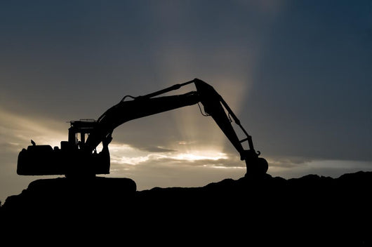 Loader Excavator Silhouette