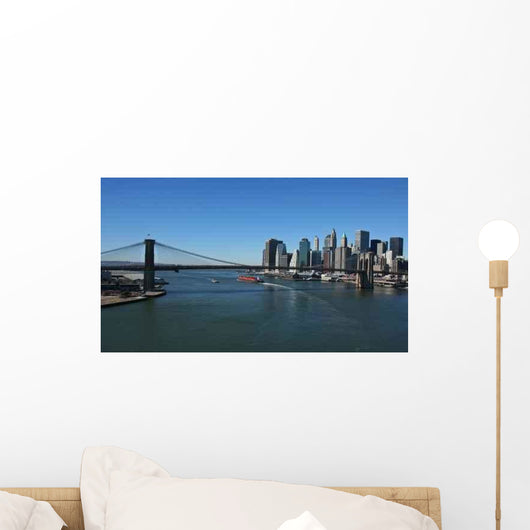 Brooklyn Bridge and Lower Wall Decal