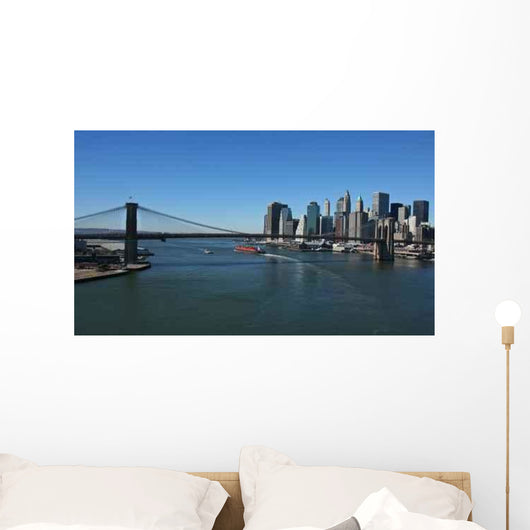 Brooklyn Bridge and Lower Wall Decal