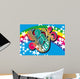 Peace Love - Flower Power Wall Mural