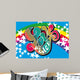 Peace Love - Flower Power Wall Mural