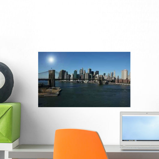 Sunlight over Manhattan Wall Decal