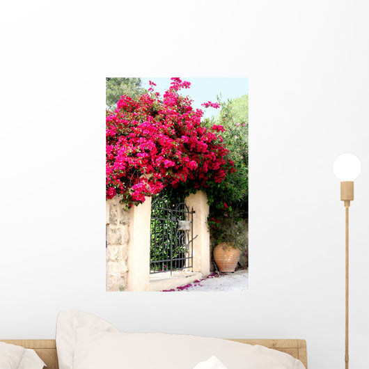 Gate Decorated Flowers