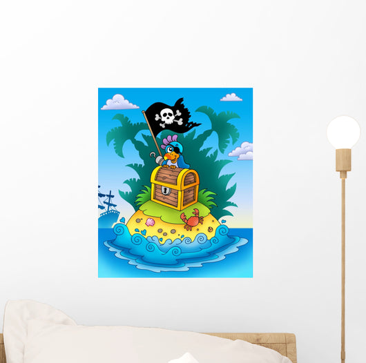 Small Island with Chest