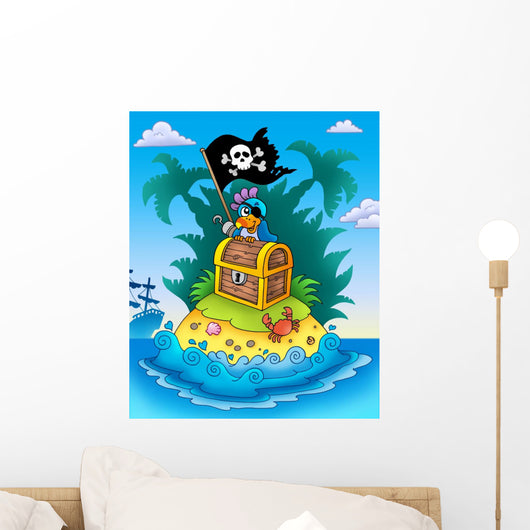 Small Island with Chest