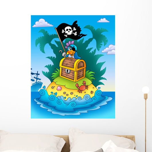 Small Island with Chest