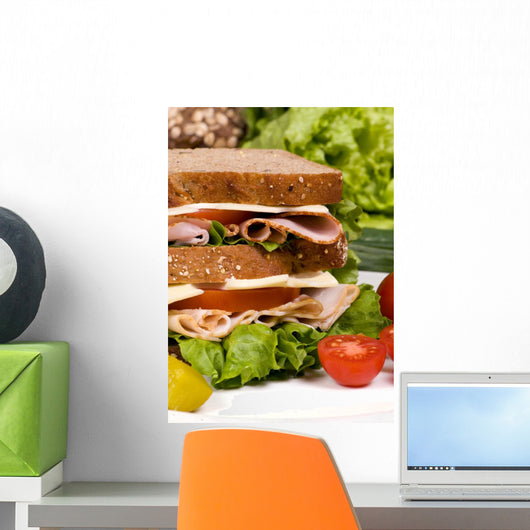 deli sandwich 009 Wall Mural