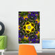 Flower Kaleidoscope Resembling a Mandala Wall Mural